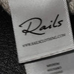 Rails  Womens Ramona Natural Animal‎ Spots Crew Sweatshirt Medium Photo 4