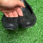 Trotters Lauren Black Suede Herringbone Pattern Women's 6.5 Wedge Heel Comfort Photo 4