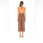 Amanda Uprichard Striped Halter Wide Leg Jumpsuit Sz S ASO Juliette Porter Photo 1