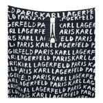 Karl Lagerfeld Black/White Monogram Print Shortsleeve T-Shirt, Large (approx) Photo 4