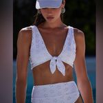 Beach Riot Dallas Top White Magnolia Eyelet, Size Small, $128 Photo 5