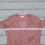 Max Studio Faux Wrap High-Low waist V-Neck Blouse Photo 11