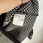 Chiaramente‎ Italy Wool Blend Cardigan Sweater Button Front Black Beige Small Photo 2