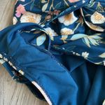 Nicole Miller NWT  One Piece Twist Front Deep Neck Swimsuit | Antique Floral | S Photo 3