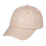 Roxy NWT Toadstool 1990 Embroidered Dad Baseball Cat Hat Athleisure Outdoor Pink Photo 1