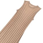 Bella Dahl Sleeveless Side Slit Midi Dress in Dark Sand Photo 4