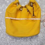 Michael Kors Canvas Bag with Rope Handles Yellow Photo 2