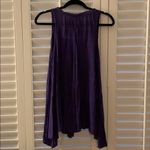 Free People  Gold/Purple Embroidered Swing Top Photo 4