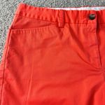 Lands' End Womens Fit 2 Coral Red Cotton Blend Shorts Size 16 Casual Vacation Photo 4