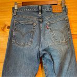 Levi's Wedgie Fit High Rise Distressed Ankle Jeans in Higher Love Medium Wash 26 Photo 4