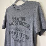Negative Ghostrider Top Gun Grey 80s Movie Graphic Tee T Photo 2