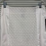 Apt. 9  NWT White Eyelet Panel Pencil Skirt Size 4 Photo 2