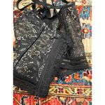 Victoria's Secret Women’s Victoria Secret Black Lace Whismigoth Corset Top Size Small Photo 5