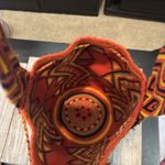 Cordobags Orange‎ Yellow Hippie Crossbody Bucket Bag Tote Purse Fringe Boho Orange Photo 11