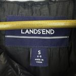 Lands' End Mid Length Down Filled Coat Size S Black Quilted Puffer Jacket Photo 7