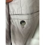 Banana Republic  linen pants size 8 gray Photo 4