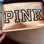 PINK - Victoria's Secret  Gold Metallic Crossbody Bag Photo 2
