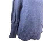 Columbia  Blue Cowl Neck Sweater with Green Zipper Photo 2