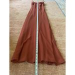 Betsy and Adam Vintage  by Linda Bernell Terracotta Evening Gown – Size 4 Photo 3