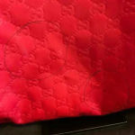Gucci GG pattern Large tote Duffle Bag Tote Bag Nylon Red Photo 5
