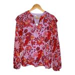 Skies Are Blue  Walk On By Floral Blouse Lavender Top‎ Boho Women Size Small New Photo 4