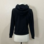 PINK - Victoria's Secret  Black Sherpa Hooded Sweatshirt Size XS Photo 9