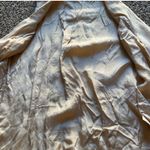 Vintage Boho Festival Vest Cream Lace Beaded Marabou Feather Trim Women’s S Photo 6