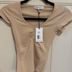 We Wore What NWT  ruched tee xxs Photo 0