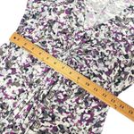 Daisy Fuentes  Purple Gray Combo Abstract Sleeveless Dress Small Twisted Preppy Photo 9