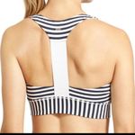 Athleta  High Moon Navy Stripe Sports Bra Photo 1