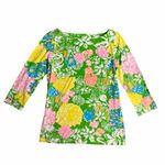 Lilly Pulitzer  Julie Top in Hibiscus Stroll Size XS Photo 2
