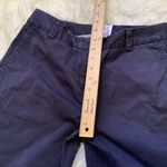 Lands' End Dark Navy Blue Wide Leg Pants Size 2 Pockets Business Career Basic Photo 5