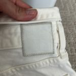 Jean Atelier Flip Straight Leg Jeans in White Sand distressed button fly Size 26 Photo 8