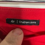 Talbots red Chatham ankle pants slacks women's size 4P petite professional Photo 5