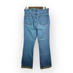 Gap Womens size 6 Flare Vintage Denim Jeans Embellished Fringe Boho Y2K Photo 1