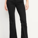 Old Navy Black High-Waisted Wow Flare Jeans Size 10 Photo 0