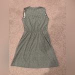 Merona  Chinese Collared Chevron Olive Green Dress Photo 8