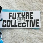 Target Future Collective Wrap Cargo Skirt Womens Size 12 Linen Blue Ditsy Floral NEW‎ Photo 13