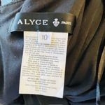 Alyce Paris Sequin Party Mini Dress Animal Print Black & Purple Size 10 Photo 6