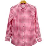 Vineyard Vines Pink/White Gingham Button Up Shirt Classic Fit size 2 Photo 0