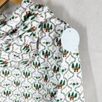 Hill House The All-Gender Teddy Zip-Up White Ski Chalet Size Large Winter Photo 4