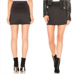 Free People  Black Ponte Knit Classic Mini Skirt W-405 Sz S Photo 2