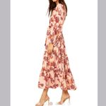 MISA Los Angeles NWT Anthropologie + Esmee Maxi Dress in Paisley Pink Photo 2