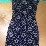 No Boundaries Women’s Floral Lace Bodycon Dress High Neck Halter Size M Photo 0