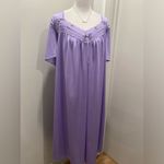 Only Necessities Purple Plus Size Midi Lace Photo 4