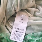 Ganni  Floral Ruched Stretch Mesh Top Photo 4