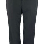 Ann Taylor  LOFT Black Elastic Waist Drawstring Straight Leg Trousers Pants Sz XS Photo 0