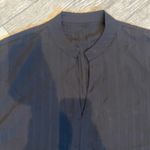 SheIn  Women’s Plain Solid Black Short Sleeve Blouse Plus Size Photo 2