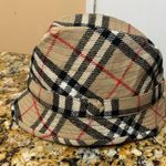 Burberry  Vintage Wool Nova Check Bucket Hat Photo 0