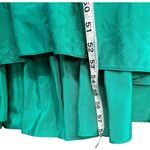 Alfred Angelo Vtg 80s Dance Allure Dress S Green Taffeta Cutout Bow Hi Lo Prom Cosplay Retro Photo 10